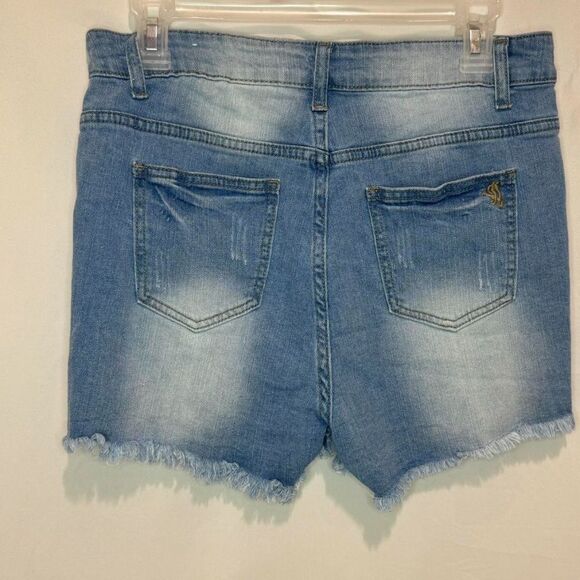 VIP Light Blue Shorts Size 9/10 - Picture 3 of 4